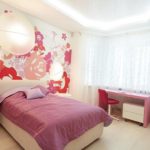 Dormitorio rosa brillante