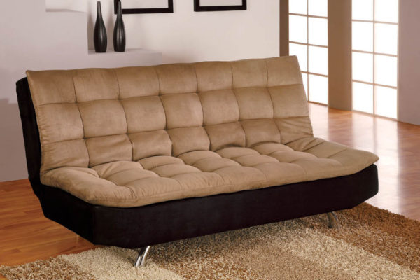 Sofa with metal frame
