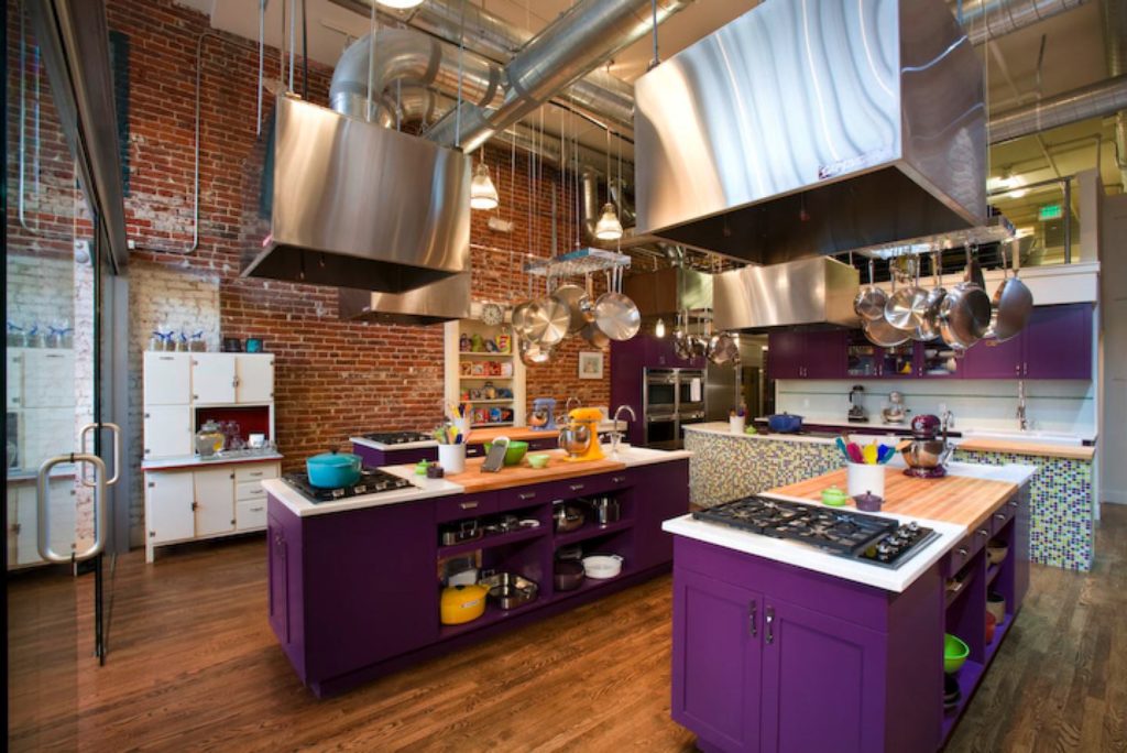 Large loft style kitchen design