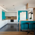 Spacious minimalist kitchen