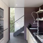 Design of a modern small-sized kitchen