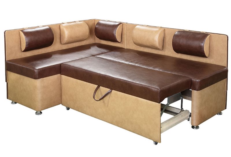 Sofa with a berth Dolphin for a small kitchen