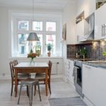 Bright Scandinavian style kitchen