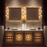 תאורת אמבטיה בסגנון ערבית