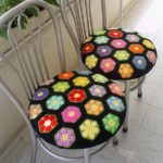 Round chair seat covers