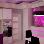 Lighting design in a small kitchen