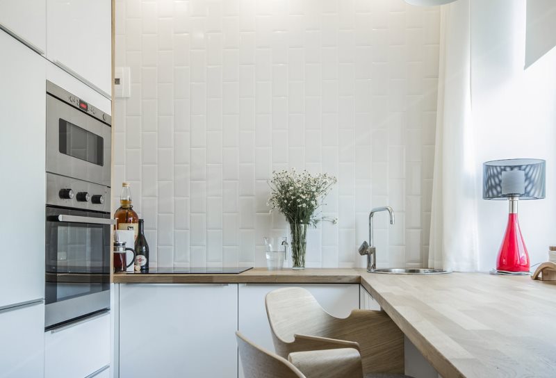 Compact minimalist kitchen