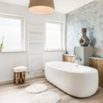 עיצוב אמבטיה מעץ טבעי