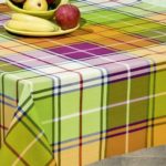 geometric tablecloth