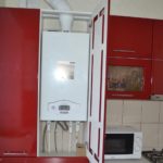 Special cabinet for placing a gas water heater