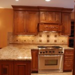 Complete kitchen with hood for classic kitchen