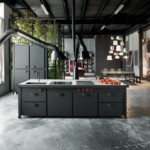 Industrial style kitchen design
