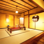 Japanese minimalist living room lighting