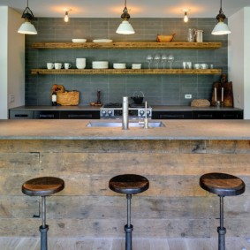 barové stoličky pro nápady na kuchyňské fotografie
