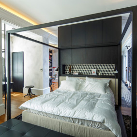 черно-бели идеи за дизайн на спалня