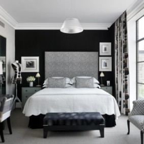 black and white bedroom types of photos