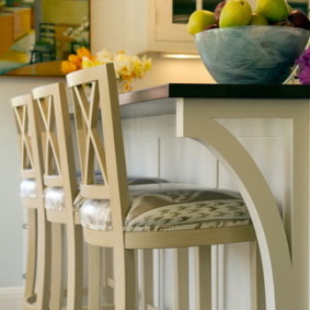 barové stoličky pro nápady na výzdobu kuchyně