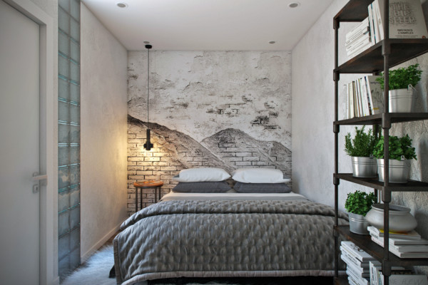 Dormitorio de 7 metros cuadrados: diseño interior de una pequeña