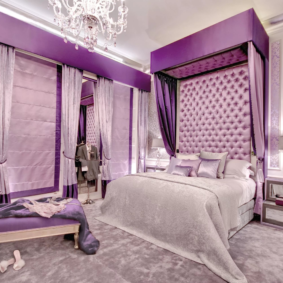chambre violette