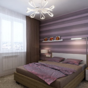 violetti makuuhuoneen sisustusideoita