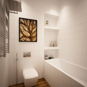 חדר אמבטיה מודרני מינימליסטי