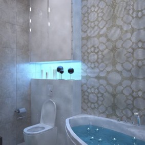 תאורה דקורטיבית בחדר האמבטיה