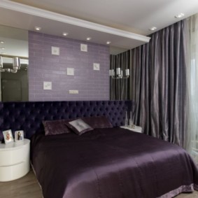 violetas guļamistabas interjera foto iespējas
