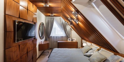 אפשרויות צילום של חדר שינה בעליית הגג