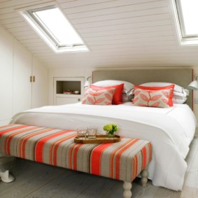 נוף רעיונות לחדר שינה בעליית הגג