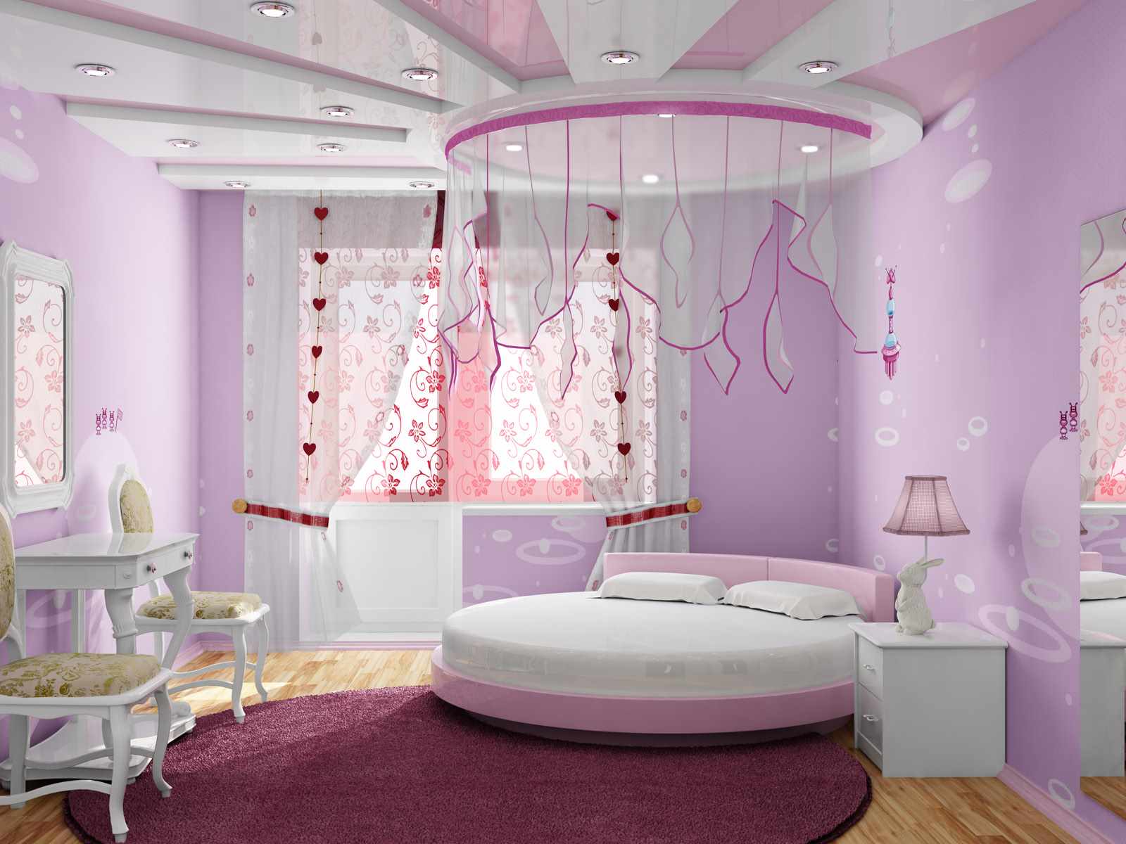quarto infantil lilás