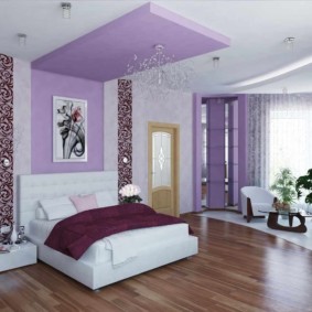 Foto de disseny de dormitoris lila
