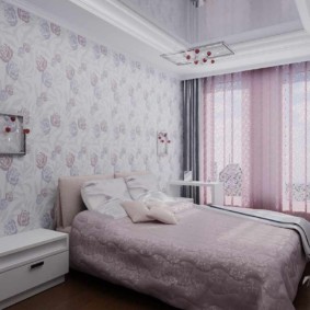 trang trí phòng ngủ lilac