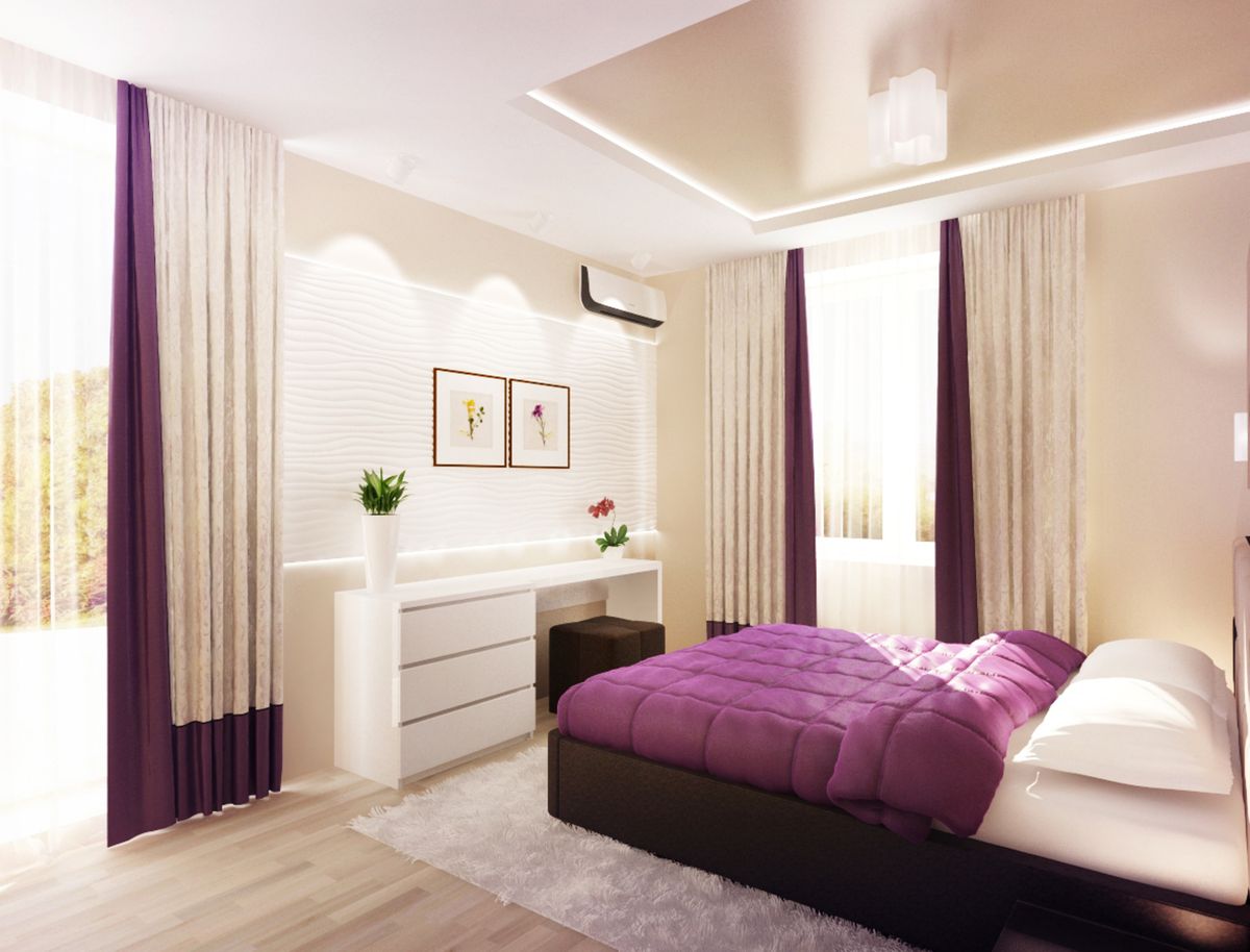 idéias de decoração de quarto lilás