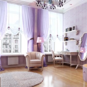 reka bentuk bilik tidur lilac