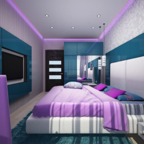 Foto de disseny de dormitoris lila