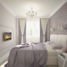 foto do quarto lilás