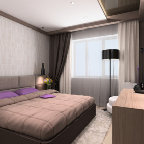 hiasan gambar bilik tidur lilac