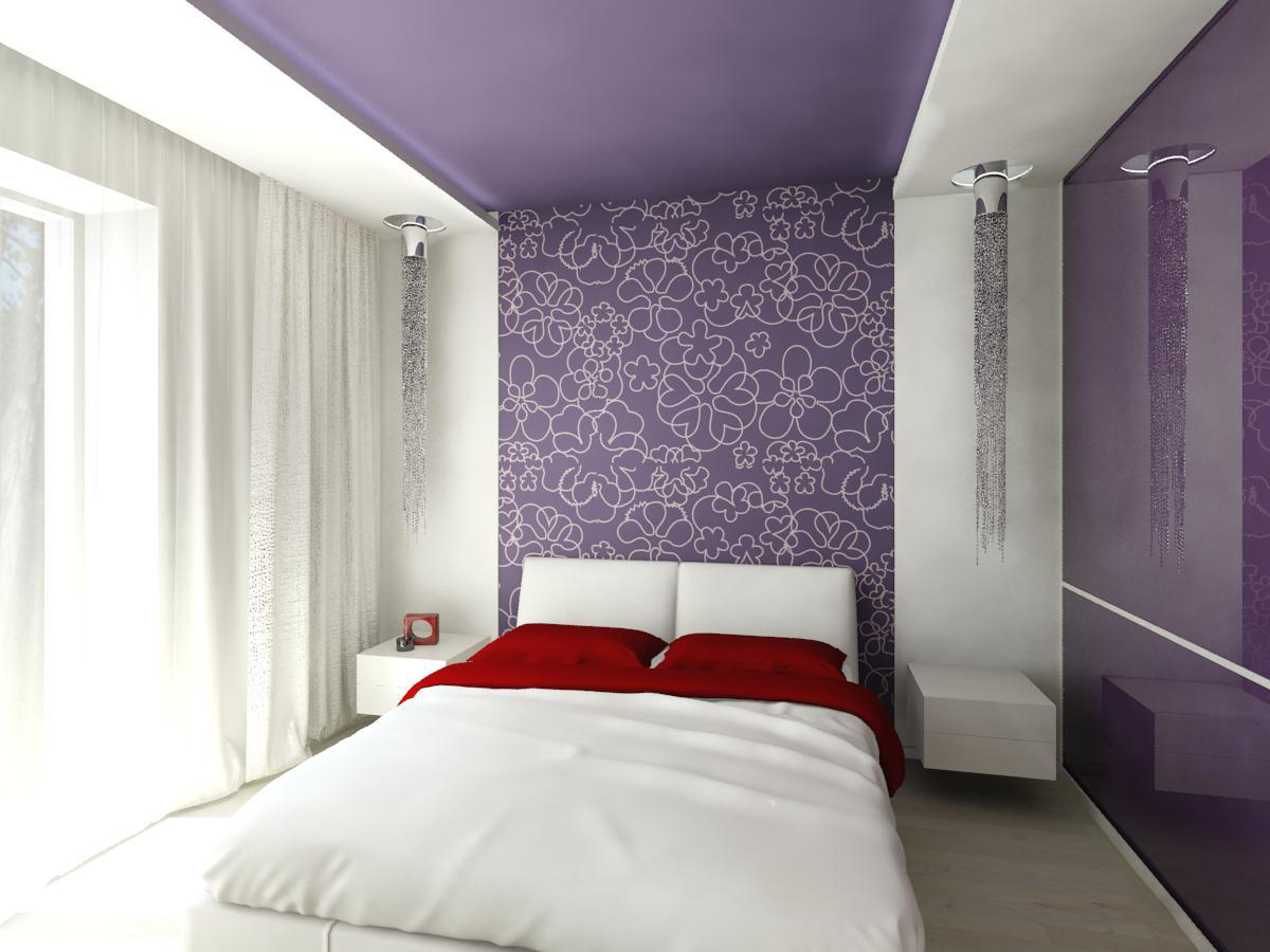 Idees de decoració de dormitoris lila