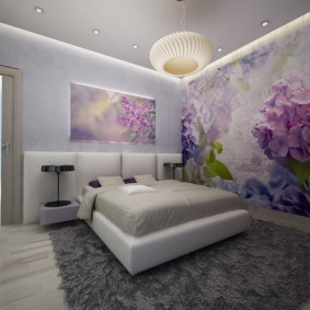 idéias interiores do quarto lilás