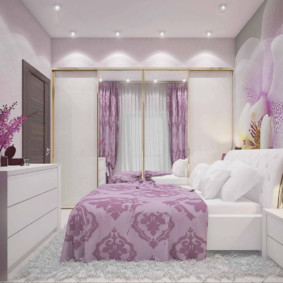 lila slaapkamerdecoratie