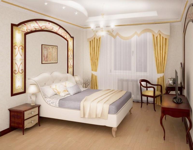 Art Nouveau miegamojo interjero idėjos