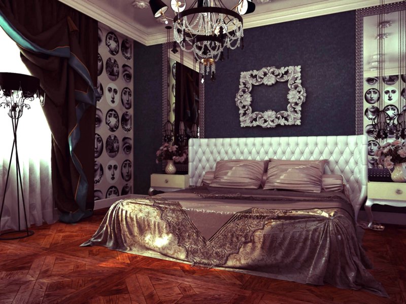 Art Deco Schlafzimmer Dekor Ideen
