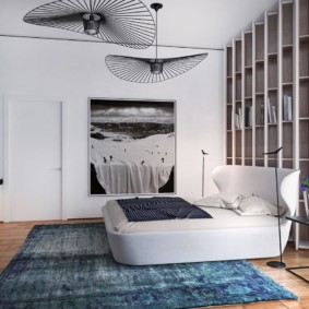 high-tech bedroom interior photo
