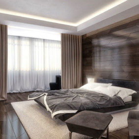 zaawansowana technologicznie dekoracja sypialni