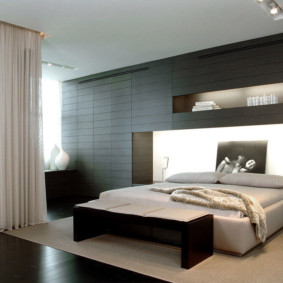 idee di decorazione della camera da letto ad alta tecnologia