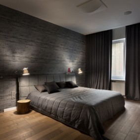 fotografija dizajna spavaće sobe u stilu minimalizma