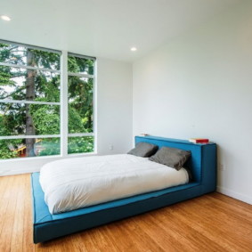 minimalistički pregled spavaće sobe