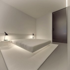 minimalistické nápady na spálne