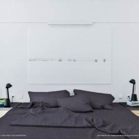 ideje za interijer spavaće sobe u stilu minimalizma