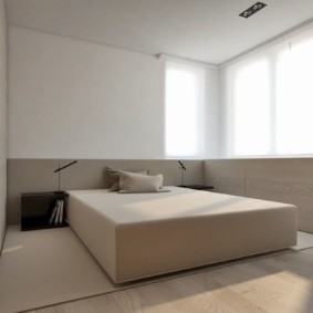 ideje za ukrašavanje spavaće sobe u stilu minimalizma